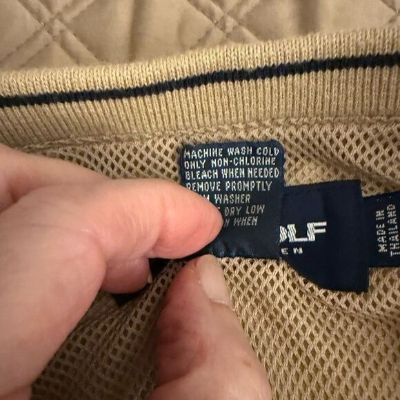NWOT Polo Golf Ralph Lauren Tan Vest. Size Large. - Picture 9 of 9